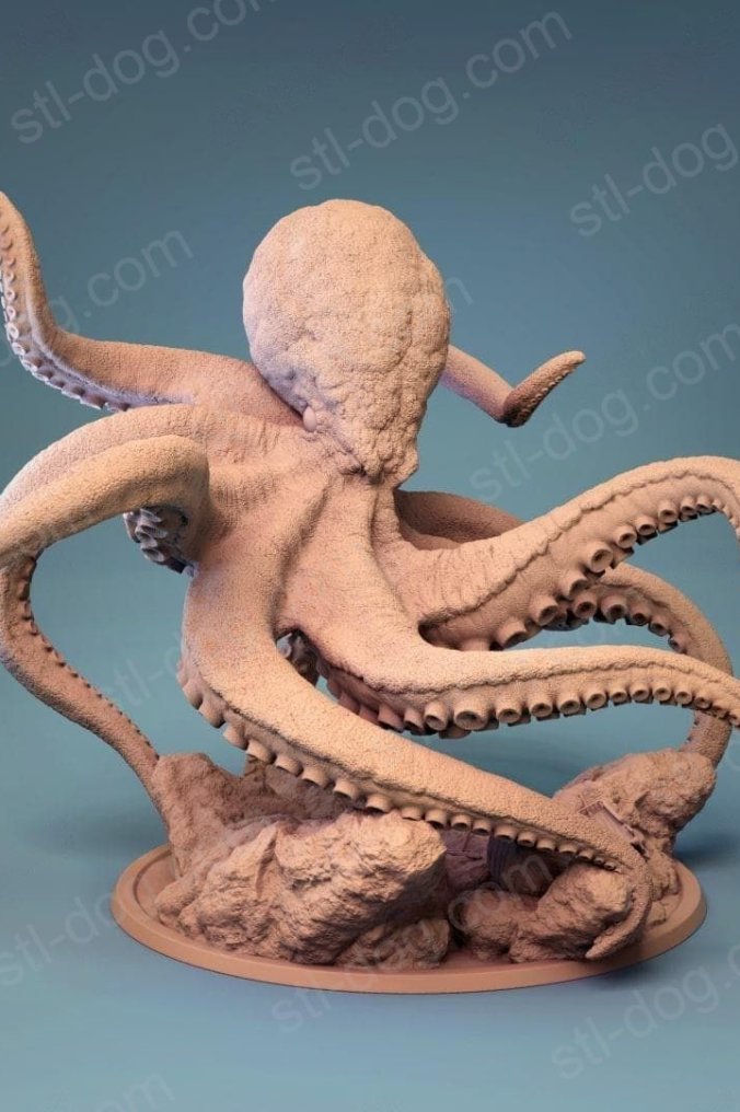 海怪 章鱼(Kraken) 3D打印图纸
